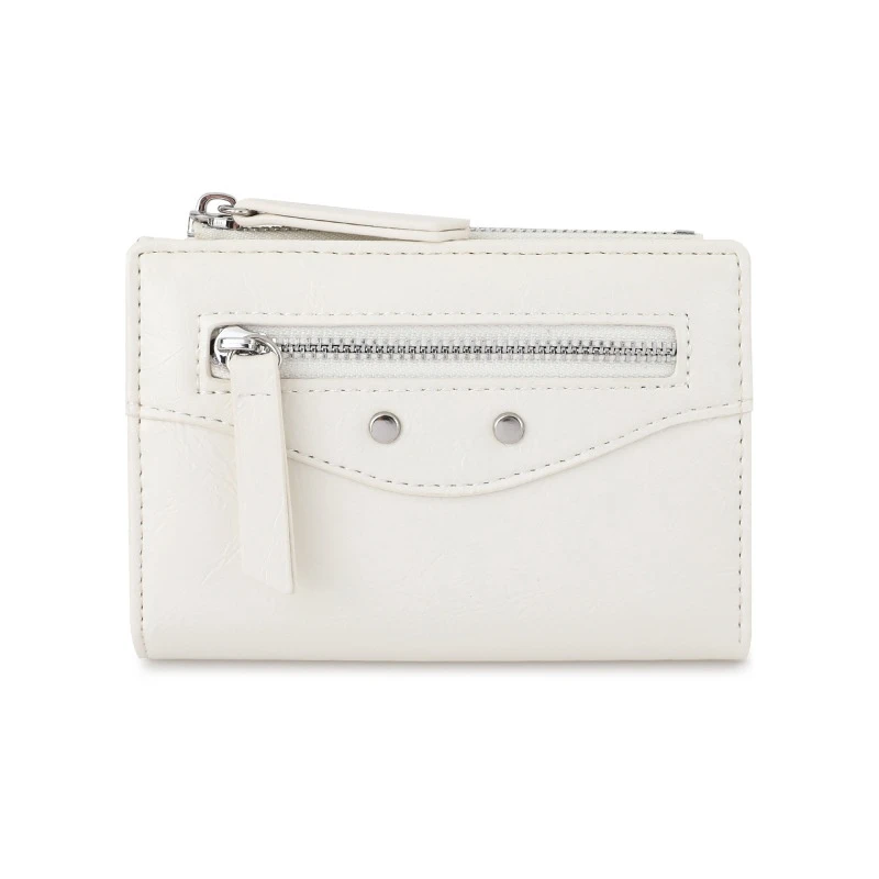 Female Bifold Wallet With Zipper Pocket high quality